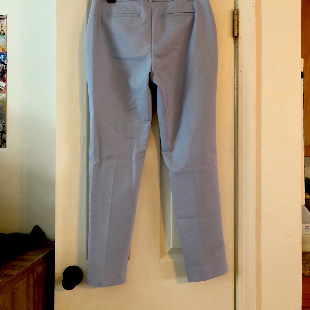 Powder blue trousers